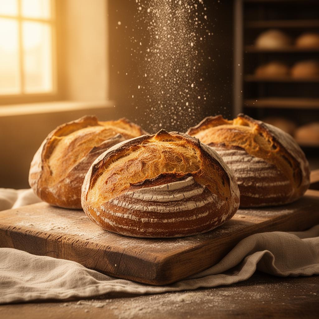 Freshly baked bread and pastries at Crumb & Crust Bakery in Bristol