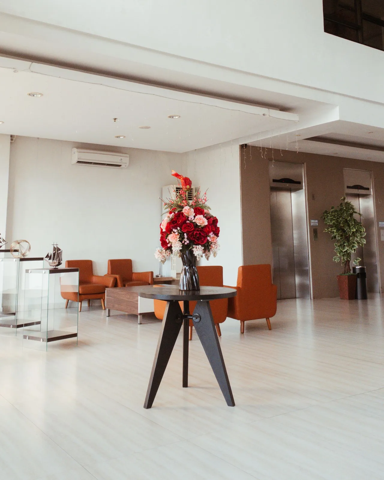 Corporate flower arrangements by Bloom & Briar